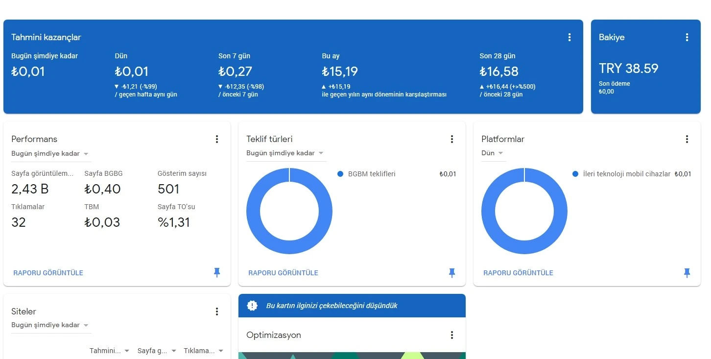 2014 Web  Adsense Accounts